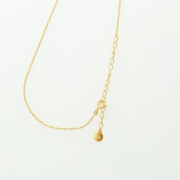 Cate 18K Gold Vermeil Water Droplet Necklace - Picture 8 of 9